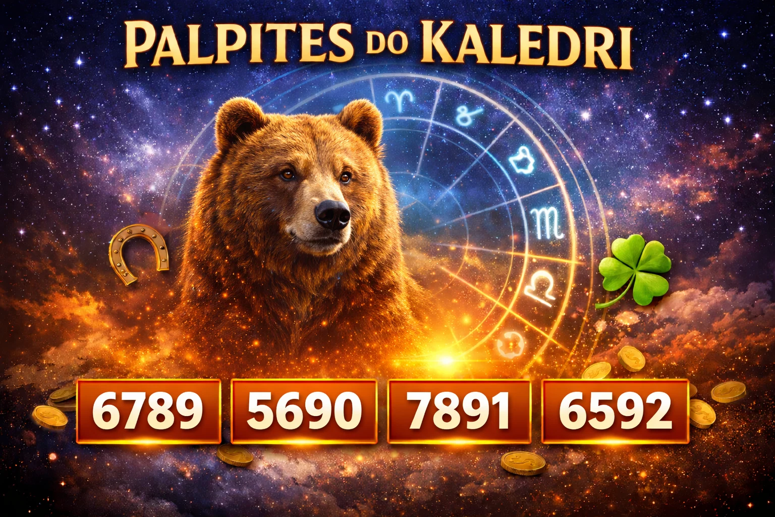 Palpites do Kaledri cabra com as milhares 8621, 7022, 7523 e 6924 no jogo do bicho