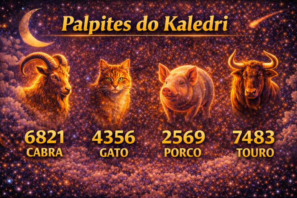 Horóscopo do Kaledri 18/01/2026 com previsões dos signos e palpites de centena e milhar