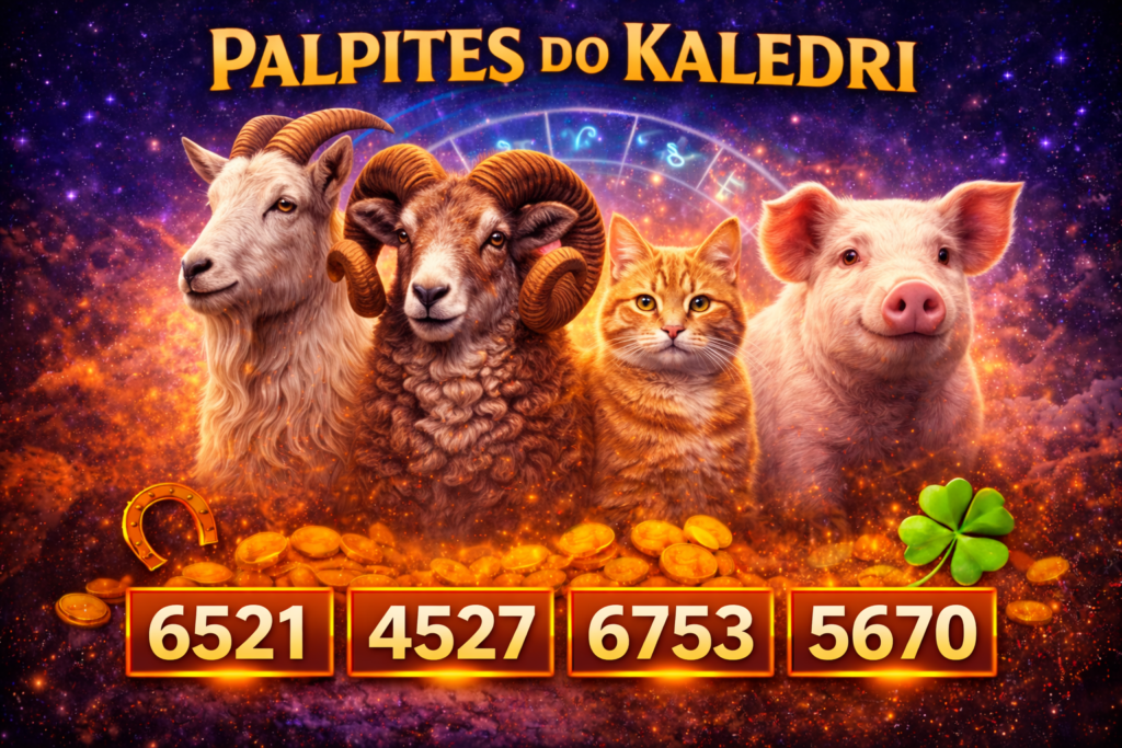 Horóscopo do Kaledri 27/01/2026 – Previsões e Palpites 1 Palpites do Kaledri 27/01/2026 com milhares, centenas, bichos do dia e horóscopo completo