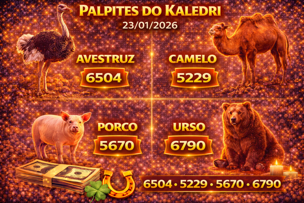 Horóscopo do Kaledri 21/01/2026 com previsões dos signos e palpites do dia