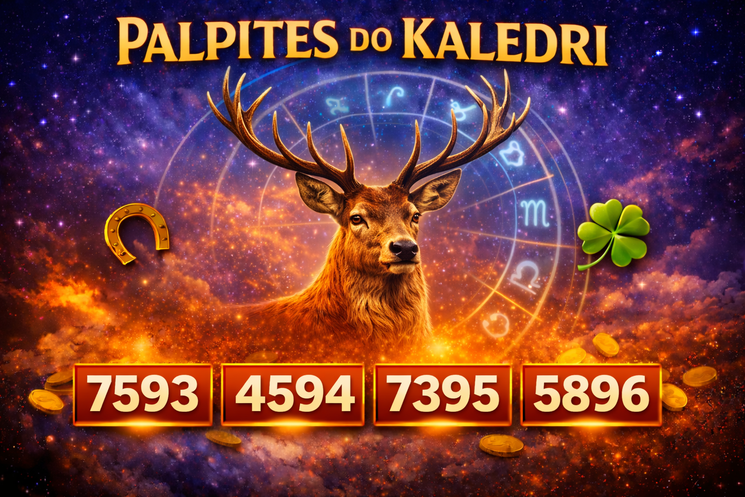 Palpites do Kaledri veado com milhares 7593 4594 7395 5896 jogo do bicho