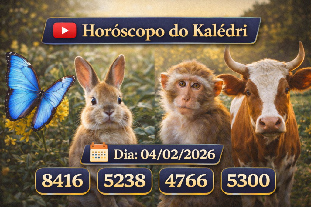 Palpites do Kaledri 04 de fevereiro de 2026 com centenas e milhares do dia
