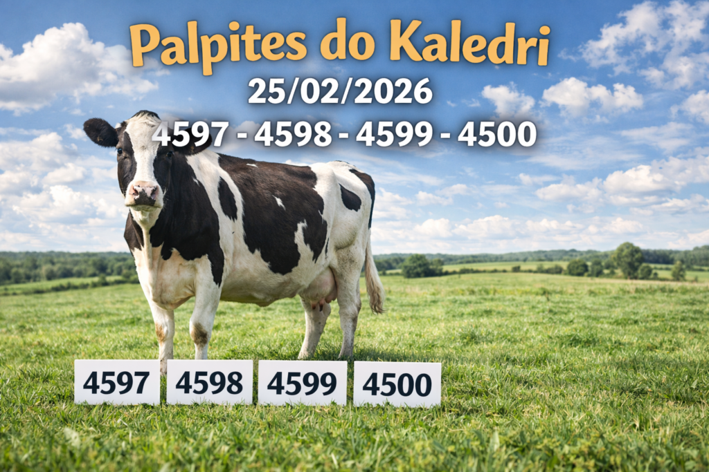 Palpites do Kaledri 25/02/2026 com milhares e bichos do dia no Jogo do Bicho