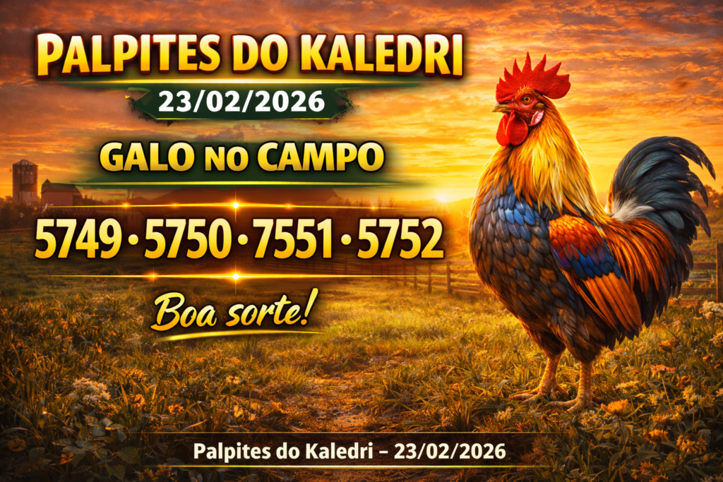 Palpite Do Kaledri Do Jogo Do Bicho 2 Palpites do Kaledri Jogo do Bicho dia 23/02/2023 com milhares e bichos do dia.