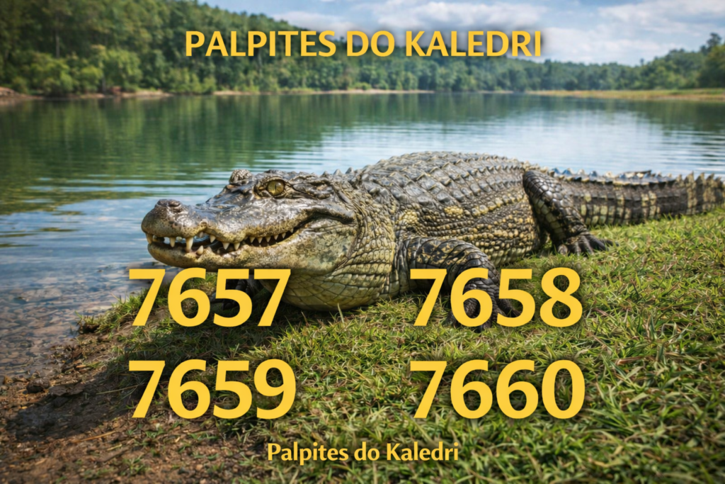 JACARE com milhares 7657 7658  7659 7660– Palpites do Kaledri
