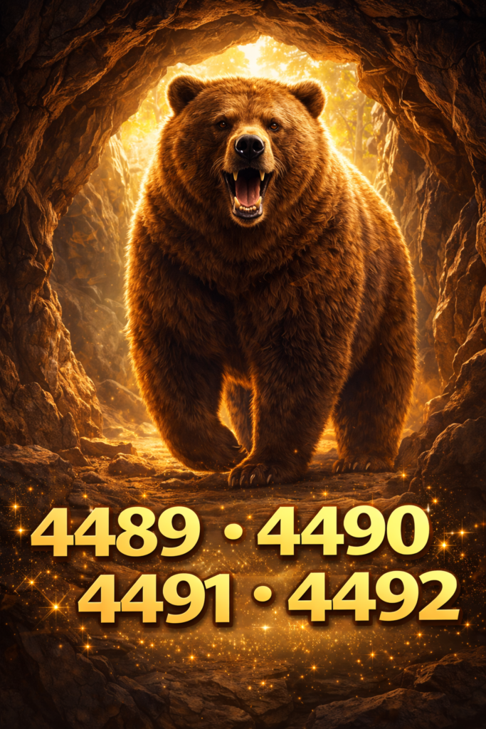 Palpites do Kaledri URSO NUMA CAVERNA E AS MILHARES 4489 4490 4491 4492