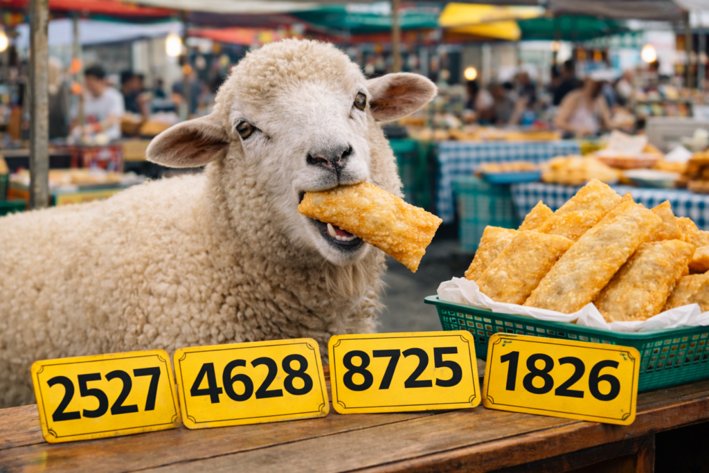 Palpites do Jogo do Bicho 22/03/2026 | Kaledri 2 Carneiro na feira comendo pastel com milhares 2527 4628 8725 1826 palpites do Kaledri