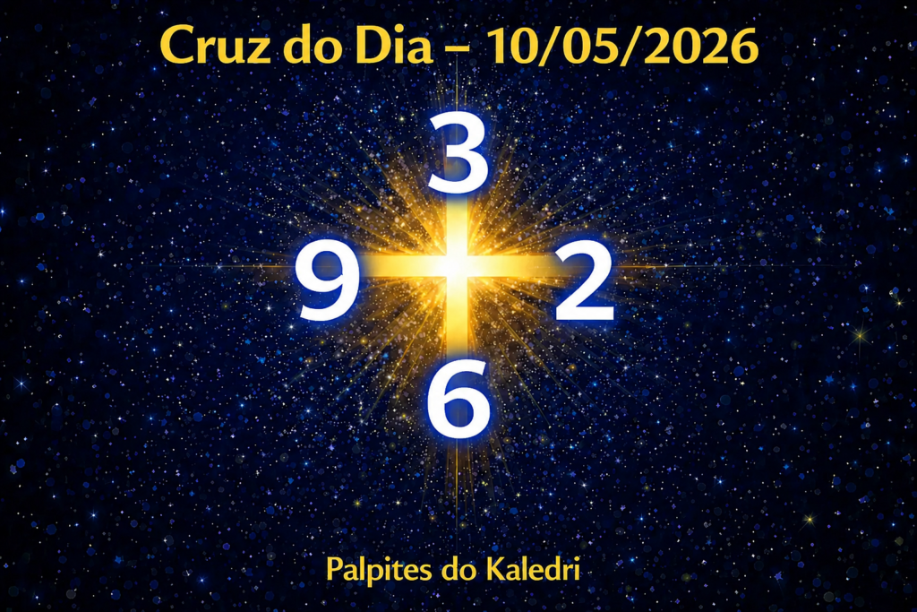 Palpites do Jogo do Bicho do Kaledri Hoje 10/05/2026 – Federal e Milhares 3 CRUZ DO DIA HOJE DO KALEDRI