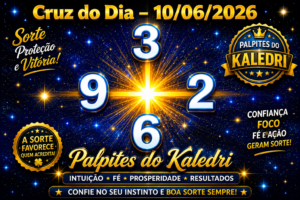 Cruz do Dia 10/06/2026 | Números da Sorte de Hoje – Kaledri 1 cruz do dia 10/06/2026 kaledri