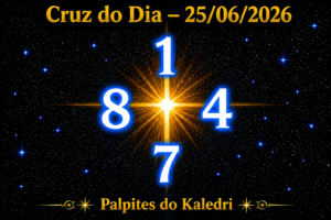Cruz do Dia 25/06/2026 | Palpites do Kaledri