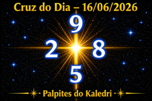 Cruz do Dia 16/06/2026 – Kaledri 1 Cruz do Dia 13/06/2026 | Palpites do Kaledri
