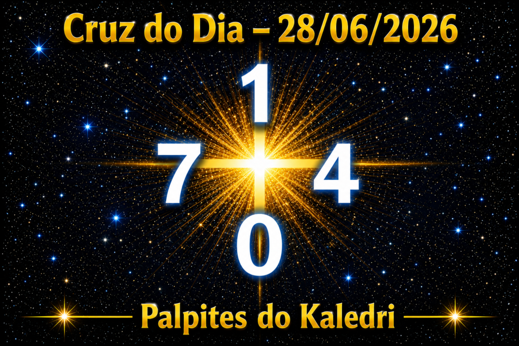 Cruz do Dia 28/06/2026 | Palpites do Kaledri