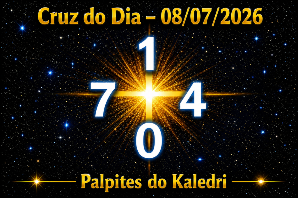 Cruz do Dia 08/07/2026 | Palpites do Kaledri