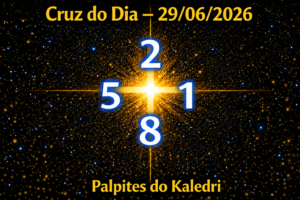 Cruz do Dia 29/06/2026 | Palpites do Kaledri