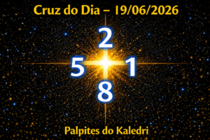 Cruz do Dia 19/06/2026 | Palpites do Kaledri