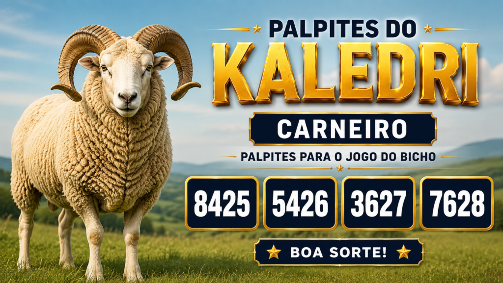 Palpites do Kaledri Dia 03/07/2026 | Jogo do Bicho Hoje 4 Palpites do Kaledri Dia 03/07/2026 com horóscopo, milhares, centenas e números da sorte do Jogo do Bicho Hoje.