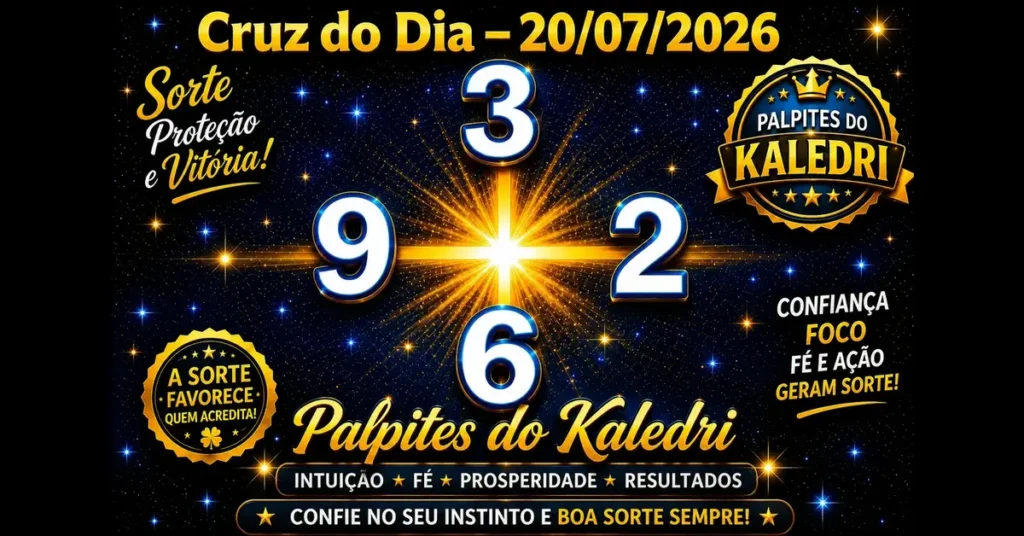 Palpites do Jogo do Bicho Hoje 20/07/2026 | Palpites do Kaledri 3 Cruz do Dia 20/07/2026 | Palpites do Kaledri