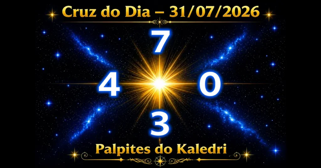 Cruz do Dia 21/07/2026 | Palpites do Kaledri