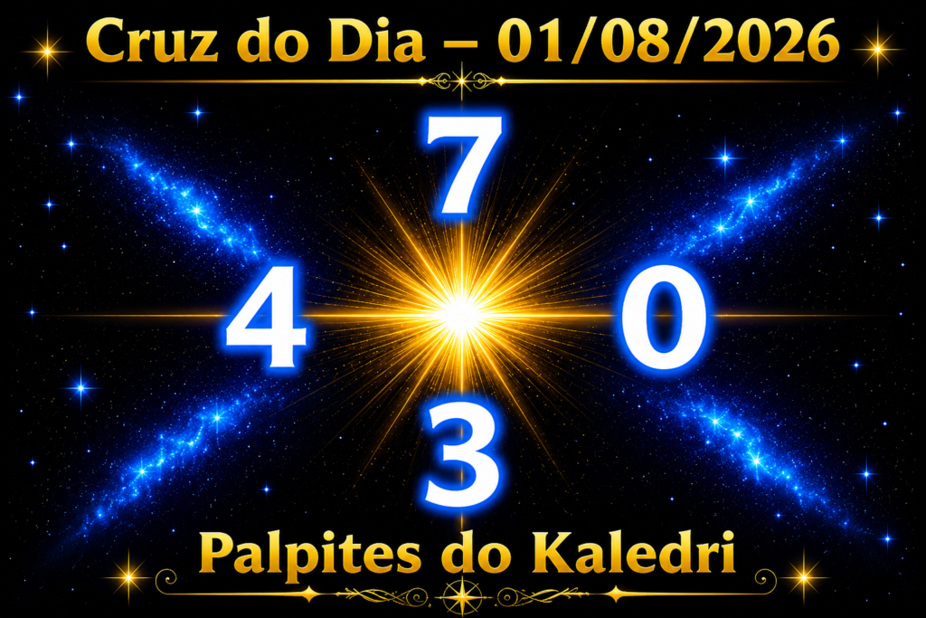 cruz do dia 01/08/2026