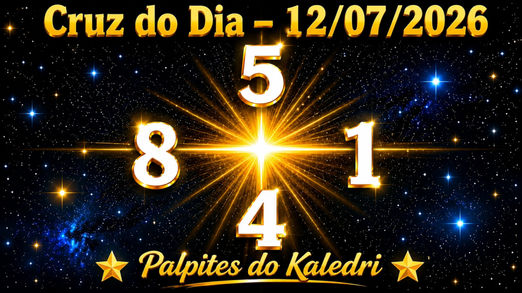 Cruz do dia kaledri 12/07/2026