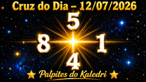 Cruz do Dia 12/07/2026 | Palpites do Kaledri