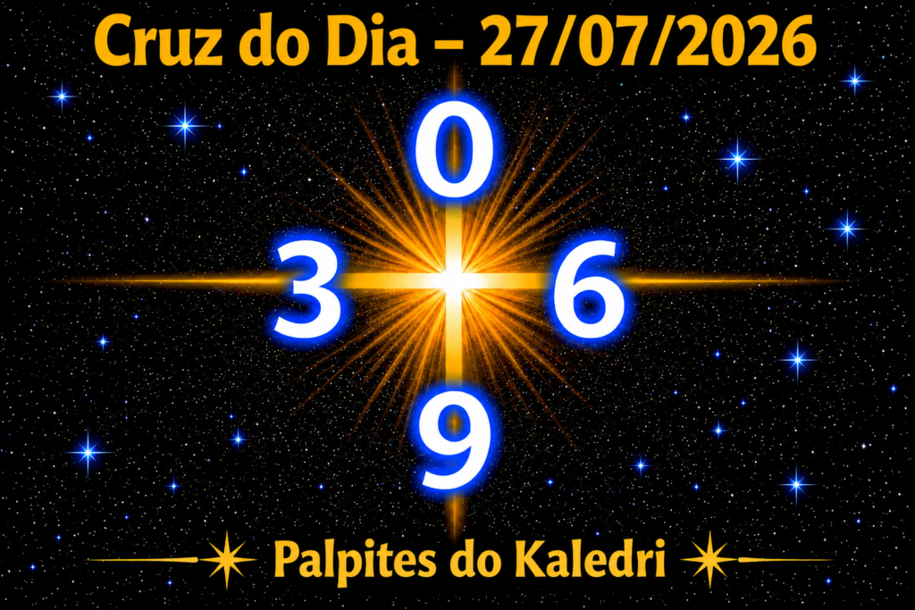 Cruz do Dia 27/07/2026 | Palpites do Kaledri