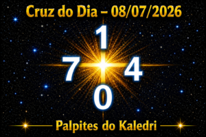 Cruz do Dia 08/07/2026 – Kaledri 1 Cruz do Dia 08/07/2026 | Palpites do Kaledri