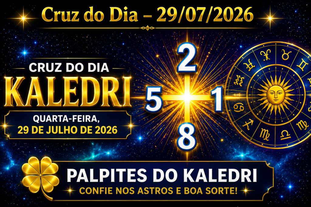 cruz do dia 29/07/2026