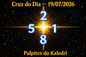 Cruz do Dia 19/07/2026 – Kaledri 1 Cruz do Dia 19/07/2026 | Palpites do Kaledri