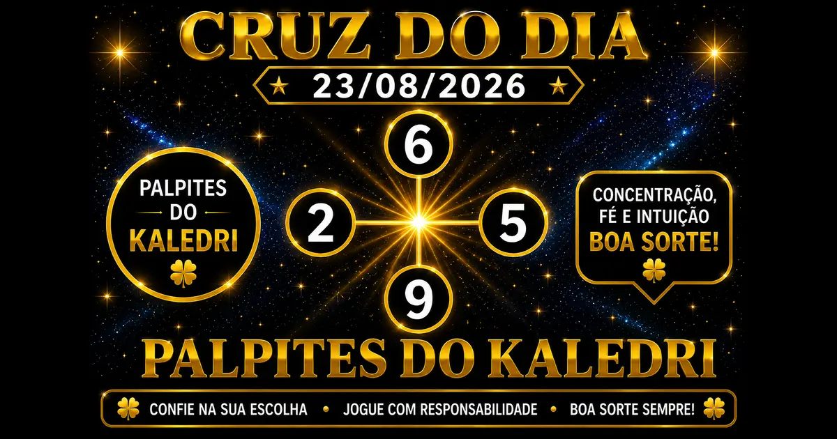 Palpites do Jogo do Bicho – Kaledri 23/08/2026 3 Cruz do Dia do Kaledri 23/08/2026