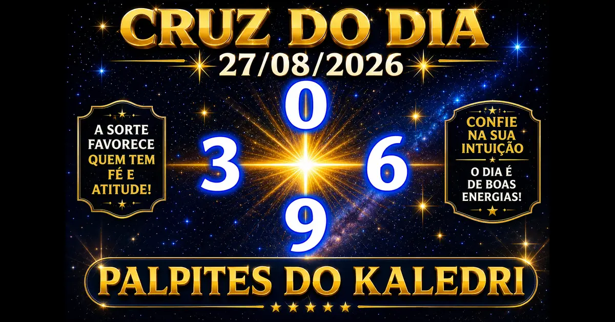 Palpites do Kaledri 27/08/2026 – Jogo do Bicho Hoje 3 ALT:
Palpites do Kaledri 27/08/2026 – Jogo do Bicho Hoje