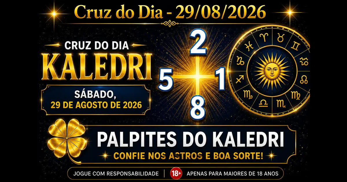 Cruz do Dia do Kaledri 29/08/2026