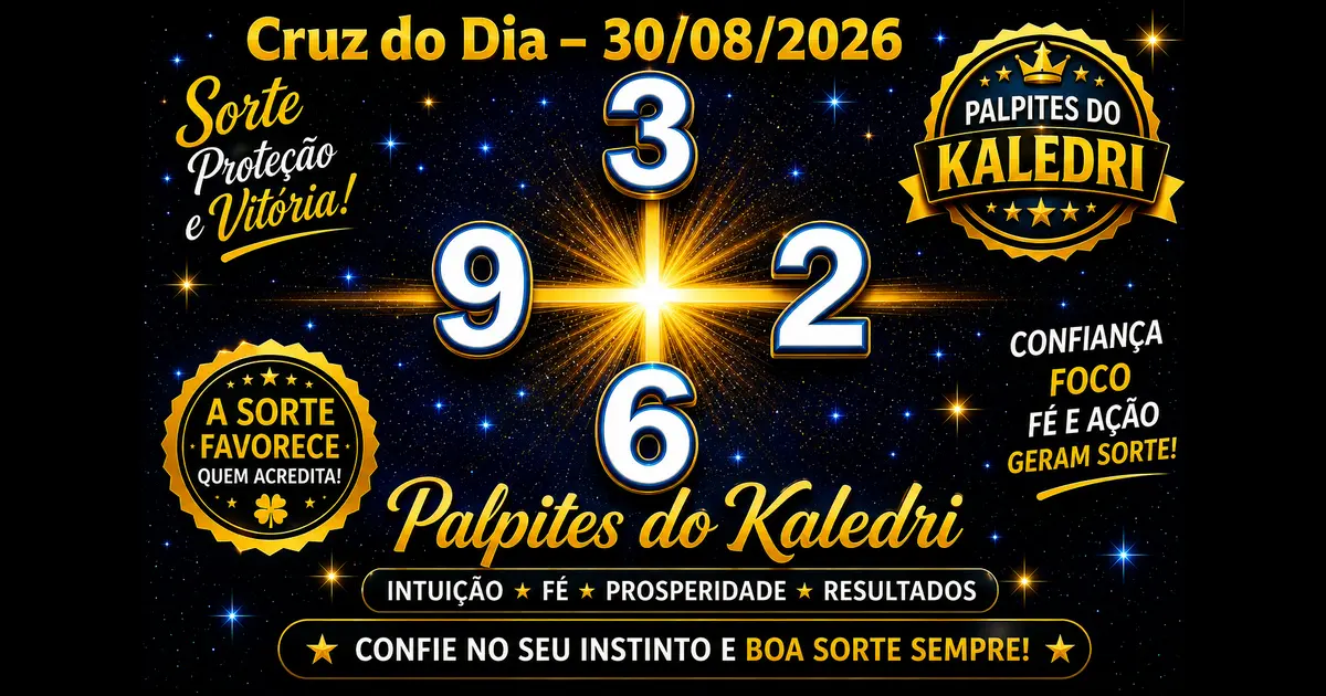 Palpites do Kaledri 30/08/2026 – Jogo do Bicho Hoje