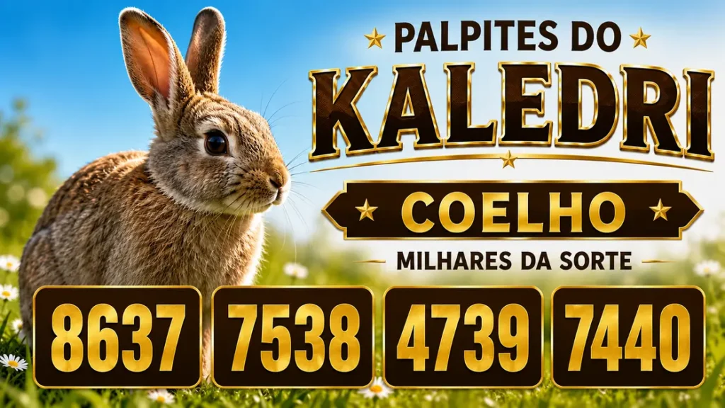 Palpite do Kaledri Dia 10/08/2026 – Jogo do Bicho Hoje