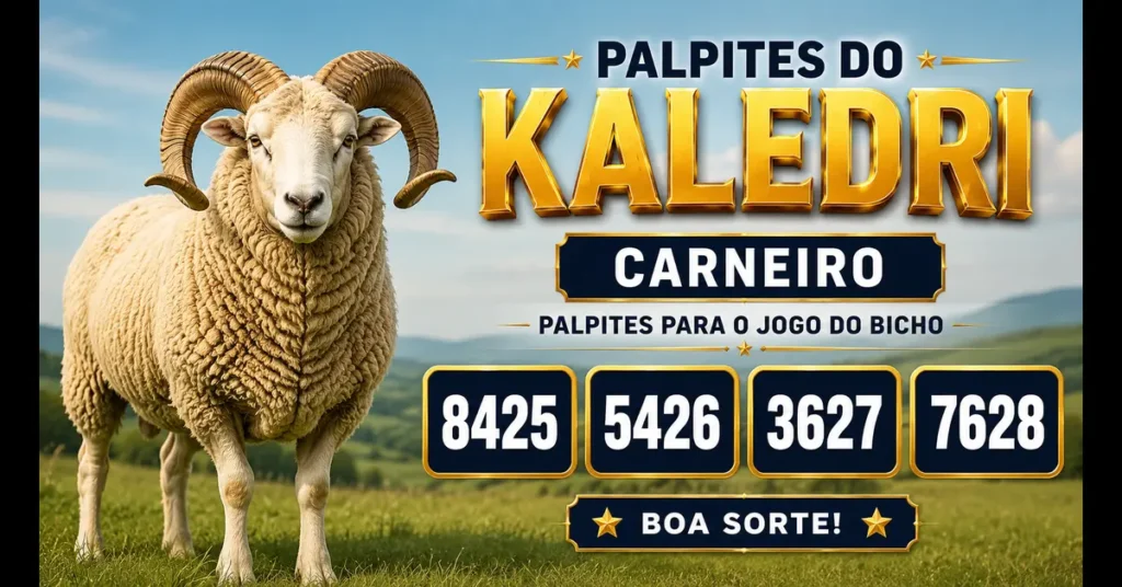 Palpites do Jogo do Bicho – Kaledri 25/08/2026