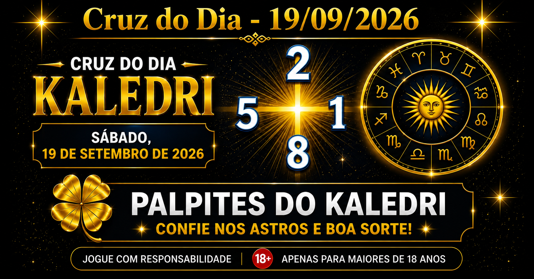 Cruz do Dia do Kaledri – 19/09/2026