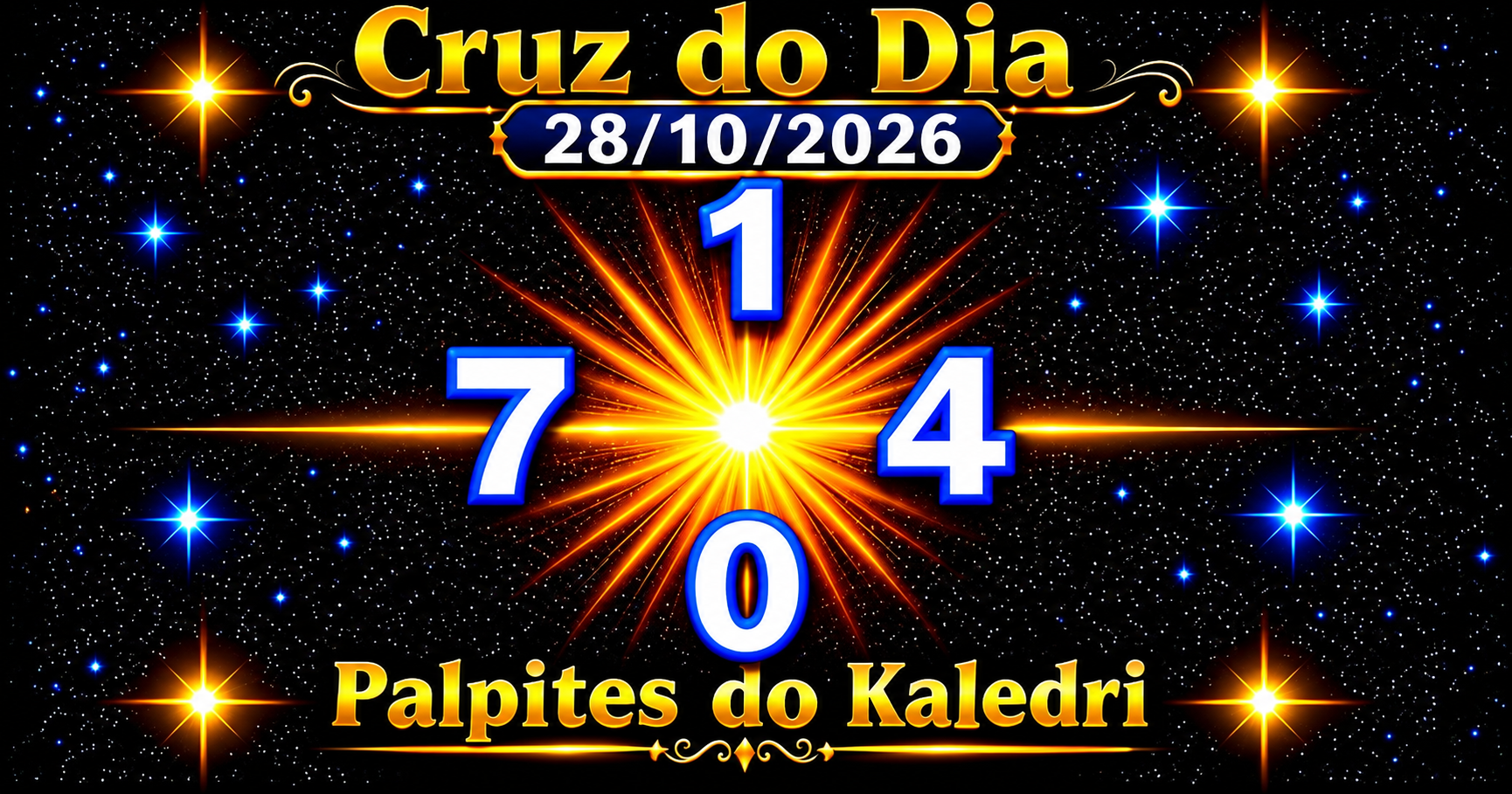 Palpites do Kaledri 28/10/2026 – Jogo do Bicho Hoje 3 Cruz do Dia do Palpites do Kaledri – 28/10/2026