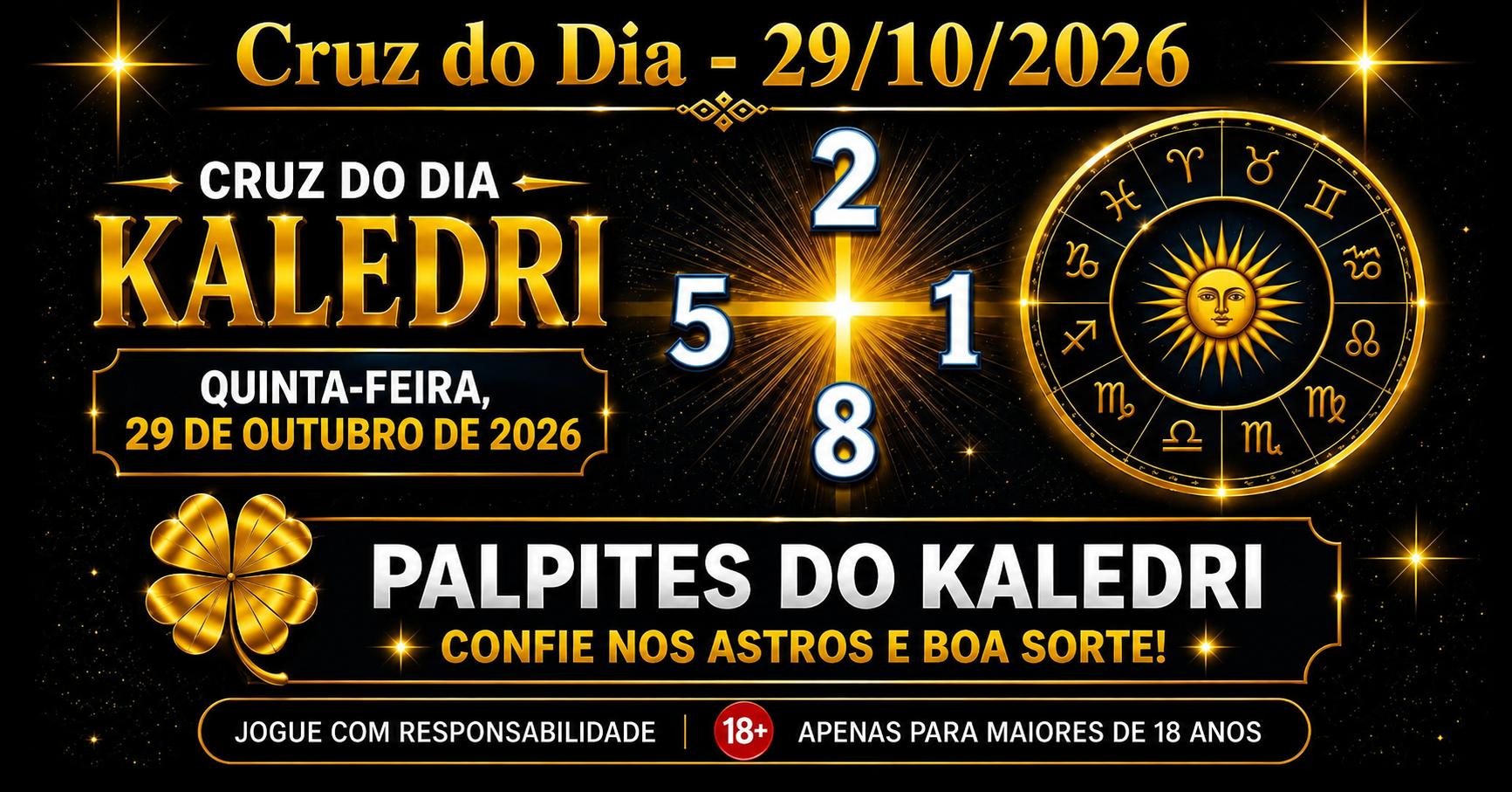 Palpites do Kaledri 29/10/2026 – Jogo do Bicho Hoje 3 Palpites do Kaledri 29/10/2026 – Jogo do Bicho Hoje
