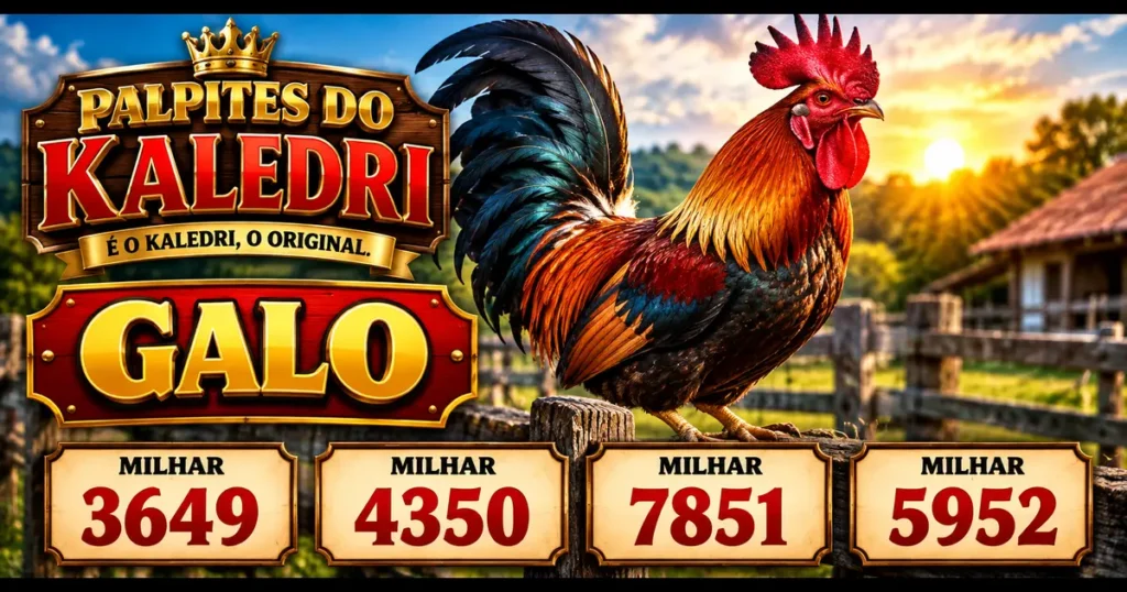 Palpites do Kaledri 05/10/2026 com bichos e milhares do dia